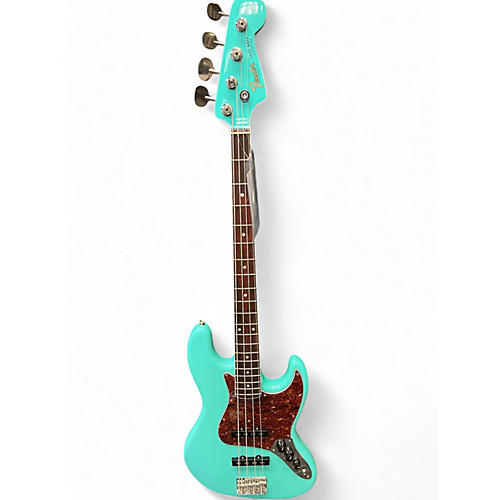 Used 2024 Fender 1966 American Vintage II Blue Electric Bass Guitar Blue