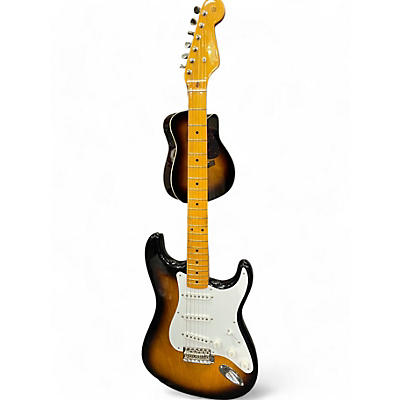 Used 2024 Fender 70th Anniversary 1954 Stratocaster xxxx of 1954 2 Tone Sunburst Solid Body Electric Guitar