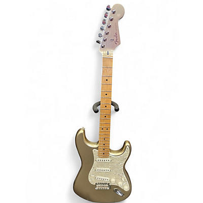Used 2024 Fender 75th anniversary Stratocaster Silver Sparkle Solid Body Electric Guitar