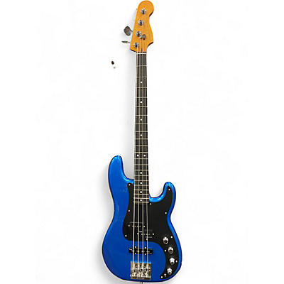 Used 2024 Fender AMERICAN ULTRA II P BASS NOBLE BLUE Electric Bass Guitar