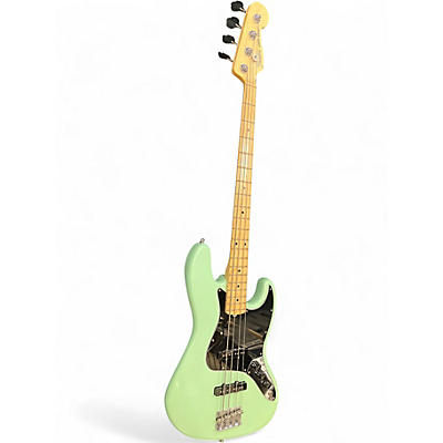Used 2024 Fender American Performer Jazz Bass Seafoam Green Electric Bass Guitar
