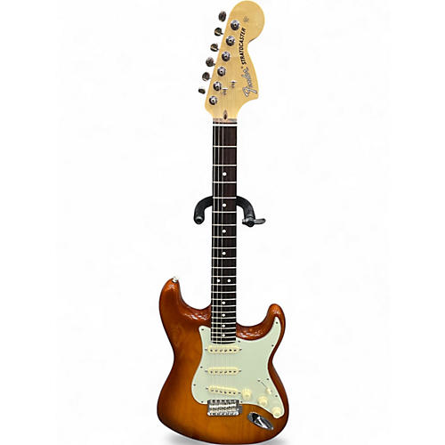 Used 2024 Fender American Performer Stratocaster SSS Honey Burst Solid Body Electric Guitar Honey Burst