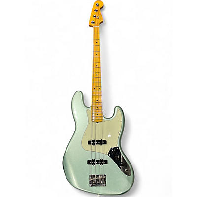 Used 2024 Fender American Professional II Jazz Bass Mystic Surf Green Electric Bass Guitar