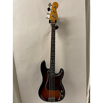 Fender Used 2024 Fender American Professional II Precision Bass 3 Color Sunburst Electric Bass Guitar