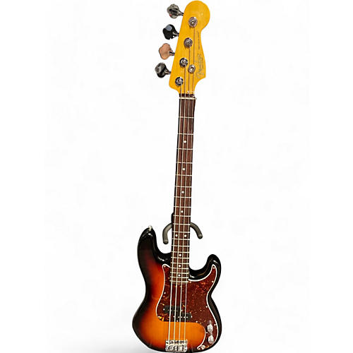 Fender Used 2024 Fender American Professional II Precision Bass 3 Tone Sunburst Electric Bass Guitar 3 Tone Sunburst