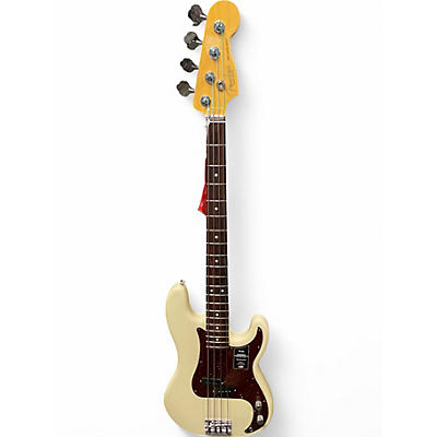 Used 2024 Fender American Professional II Precision Bass Olympic White Electric Bass Guitar