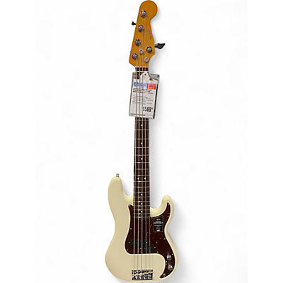 Used 2024 Fender American Professional II Precision Bass V Olympic White Electric Bass Guitar