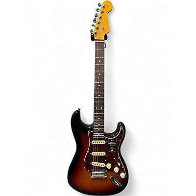 Used 2024 Fender American Professional II Stratocaster 3 Color Sunburst Solid Body Electric Guitar