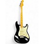 Used 2024 Fender American Professional II Stratocaster Black and White Solid Body Electric Guitar Black and White