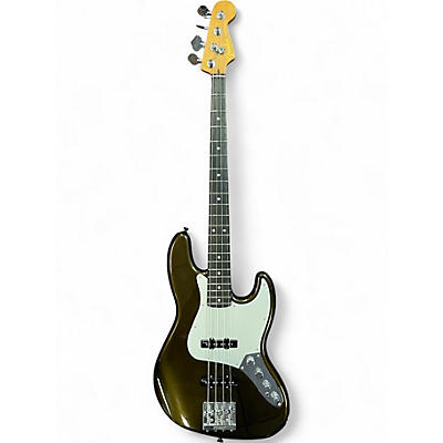 Used 2024 Fender American Ultra II Jazz Bass Texas Tea Electric Bass Guitar