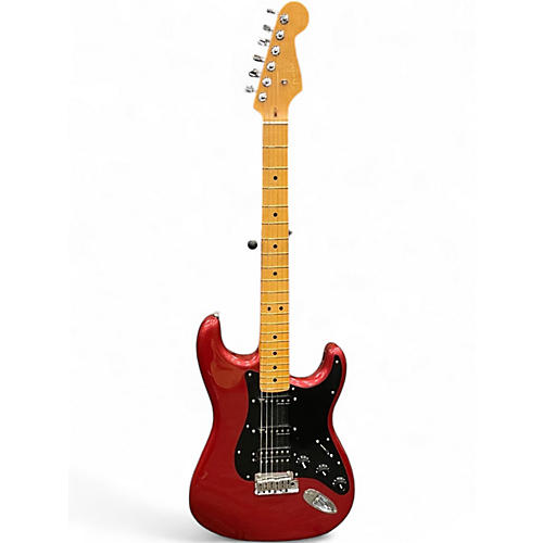 Used 2024 Fender American Ultra II Stratocaster HSS Sinister Red Solid Body Electric Guitar Sinister Red
