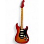 Used 2024 Fender American Ultra Luxe Stratocaster 2 Tone Sunburst Solid Body Electric Guitar 2 Tone Sunburst