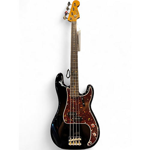 Used 2024 Fender American Vintage II 1960 Precision Bass Black Electric Bass Guitar Black