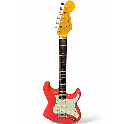 Used 2024 Fender  American Vintage II 1961 Stratocaster Fiesta Red Solid Body Electric Guitar