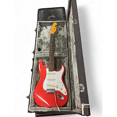Used 2024 Fender American Vintage II 61 REISSUE Fiesta Red Solid Body Electric Guitar
