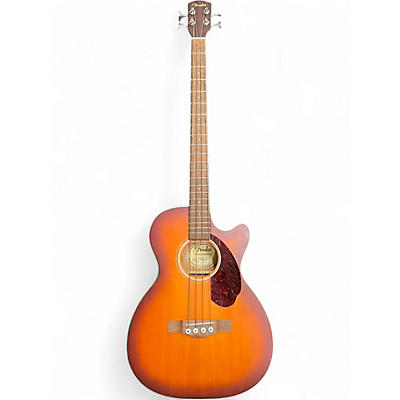 Used 2024 Fender CB60SCE Sunburst Acoustic Bass Guitar