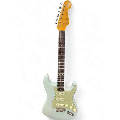 Used 2024 Fender CUSTOM SHOP VINT 59 STRATOCASTER TIME CAPSULE WITH TREM Sonic Blue Solid Body Electric Guitar