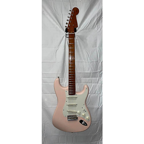 Fender Used 2024 Fender Custom Shop 50's Stratocaster Aged Shell Pink Solid Body Electric Guitar aged Shell Pink