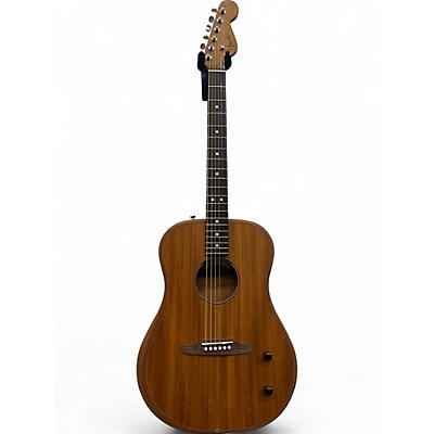 Used 2024 Fender HIGHWAY DREADNAUGHT MAHOGONY Natural Acoustic Electric Guitar