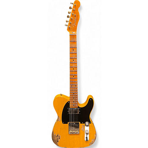 Fender Used 2024 Fender Limited Edition 1953 HS Telecaster Heavy Relic Butterscotch Solid Body Electric Guitar Butterscotch