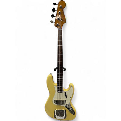 Used 2024 Fender Limited-Edition Laura Lee Jazz Bass Vintage White Electric Bass Guitar