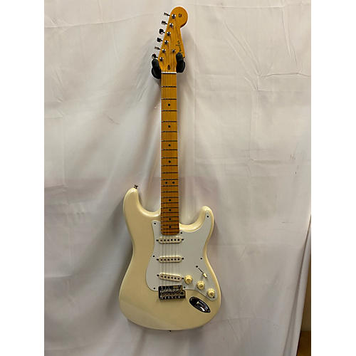 Fender Used 2024 Fender Lincoln Brewster Signature Stratocaster Olympic Pearl Solid Body Electric Guitar Olympic Pearl