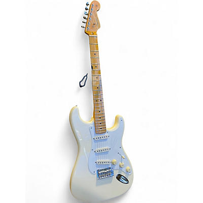 Used 2024 Fender Lincoln Brewster Stratocaster Olympic Pearl Solid Body Electric Guitar