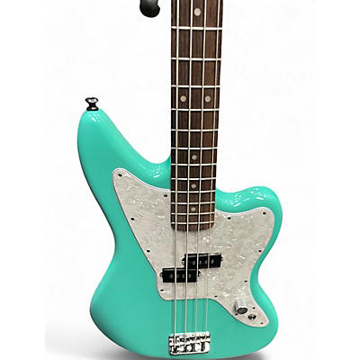 Used 2024 Fender Mark Hoppus Signature Jazz Bass Seafoam Green Electric Bass Guitar