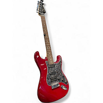 Used 2024 Fender Mod Shop Stratocaster Wine Red Solid Body Electric Guitar