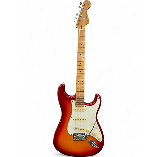 Used 2024 Fender PLAYER II CHAMBERED ASH STRATOCASTER Cherry Sunburst Solid Body Electric Guitar Cherry Sunburst