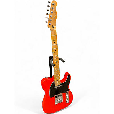 Used 2024 Fender PLAYER II TELECASTER CORAL RED Solid Body Electric Guitar