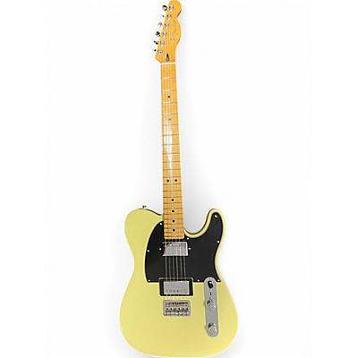 Used 2024 Fender PLAYER II TELECASTER HH HIALEAH YELLOW Solid Body Electric Guitar