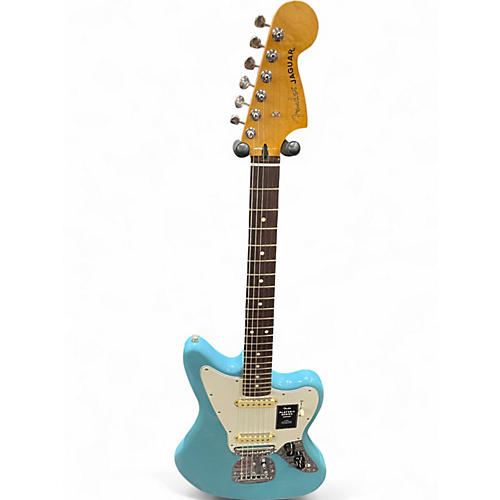 Used 2024 Fender Player II Jaguar Aquatone Blue Solid Body Electric Guitar Aquatone Blue
