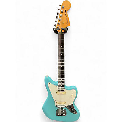 Used 2024 Fender Player II Jaguar Rosewood Fingerboard Aquatone Blue Solid Body Electric Guitar