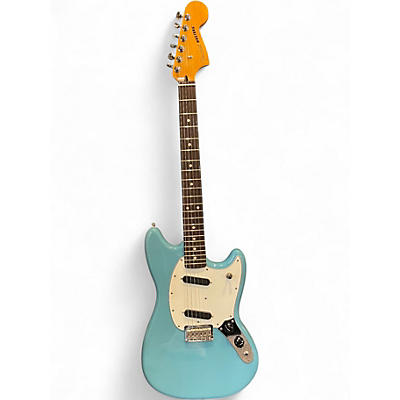 Used 2024 Fender Player II Mustang Aquatone Blue Solid Body Electric Guitar