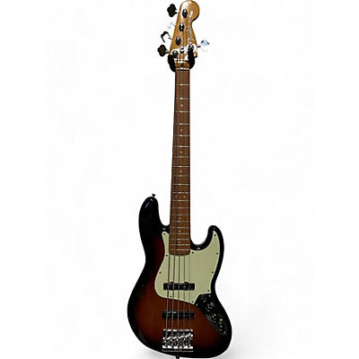 Fender Used 2024 Fender Player Plus Jazz Bass V 3 Tone Sunburst Electric Bass Guitar