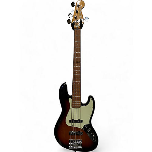 Fender Used 2024 Fender Player Plus Jazz Bass V 3 Tone Sunburst Electric Bass Guitar 3 Tone Sunburst