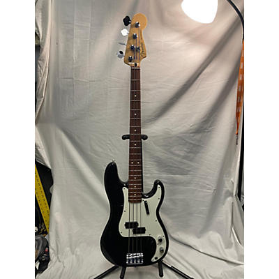 Fender Used 2024 Fender Player Precision Bass Pau Ferro Black And White Electric Bass Guitar