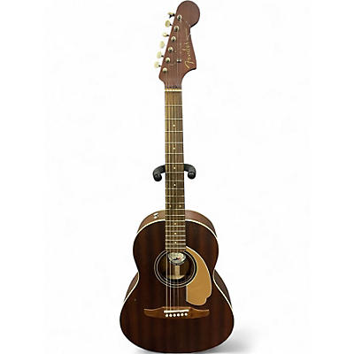 Used 2024 Fender Sonoran Mini Mahogany Natural Mahogany Acoustic Guitar