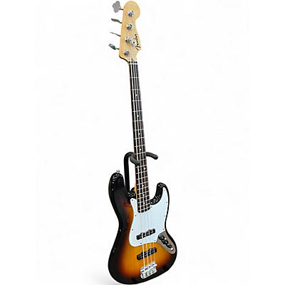 Used 2024 Fender Standard Jazz Bass 2 Color Sunburst Electric Bass Guitar