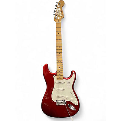 Used 2024 Fender Standard Stratocaster Red Solid Body Electric Guitar