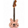 Used 2024 Fender Tom Delonge  Pink Hollow Body Electric Guitar Pink