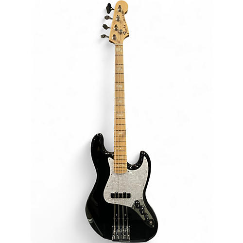 Used 2024 Fender USA Geddy Lee Signature Jazz Bass Black Electric Bass Guitar Black