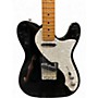 Used 2024 Fender Vintera II 60s Thinline Telecaster Black Hollow Body Electric Guitar Black