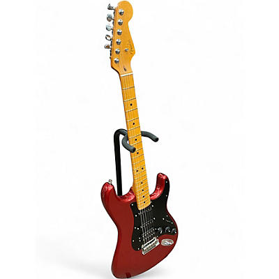 Used 2024 Fender american ultra ii stratocaster Dakota Red Solid Body Electric Guitar