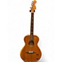Used 2024 Fender highway parlor Natural Acoustic Electric Guitar Natural