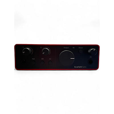 Focusrite Used 2024 Focusrite Scarlett Solo Gen 4 Audio Interface