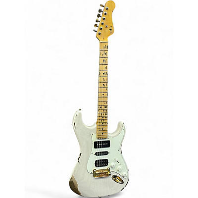 Used 2024 G&L Custom Shop Legacy Relic White Blonde Solid Body Electric Guitar