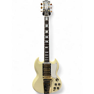 Used 2024 Gibson 1963 LES PAUL SG CUSTOM Classic White Solid Body Electric Guitar