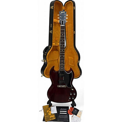 Gibson Used 2024 Gibson Custom 1963 SG Special Reissue Lightning Bar VOS cherry red Solid Body Electric Guitar